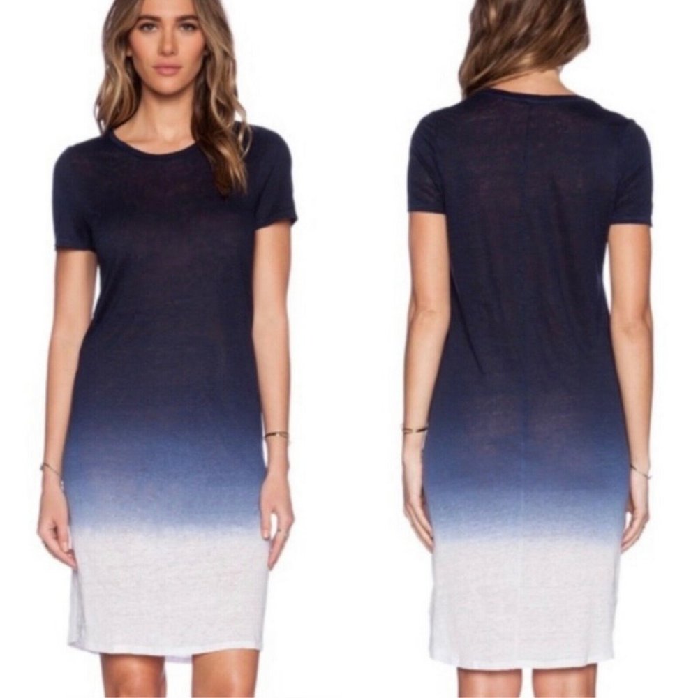 NEW Velvet by Graham & Spencer Dip Dye Dress L